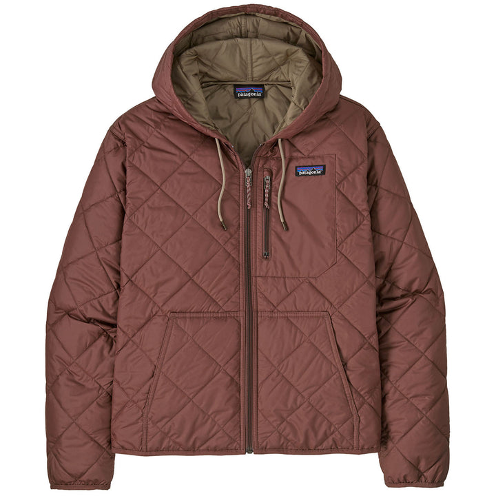 Patagonia Diamond Quilted Bomber Hoodie - Women's Dulse Mauve