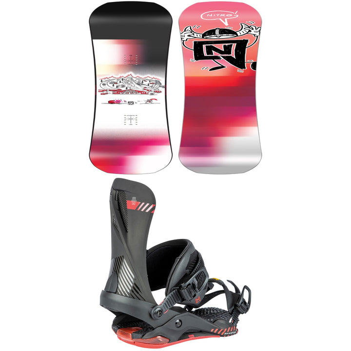 Nitro Team Pro x Marcus Kleveland Snowboard + Phantom + Snowboard Bindings 2025