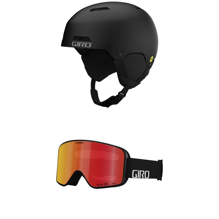 Giro Ledge MIPS AF Helmet + Method Low Bridge Fit Goggles