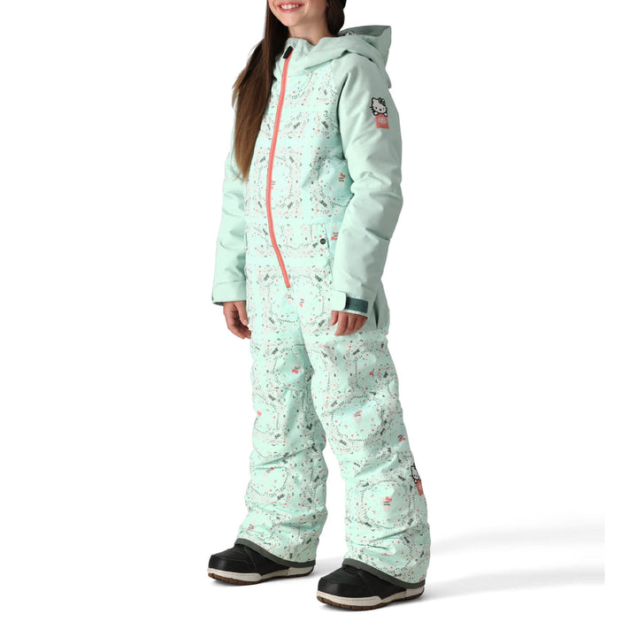 686 Shine One Piece - Girls Hello Kitty Seaglass