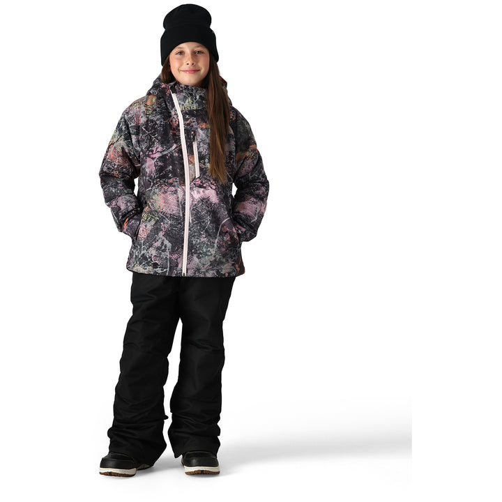 686 Hydra Insulated Jacket - Girls' Pink Foliage