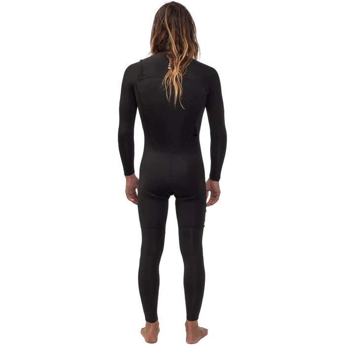 Vissla 7 Seas 3/2 Chest Zip Wetsuit Black