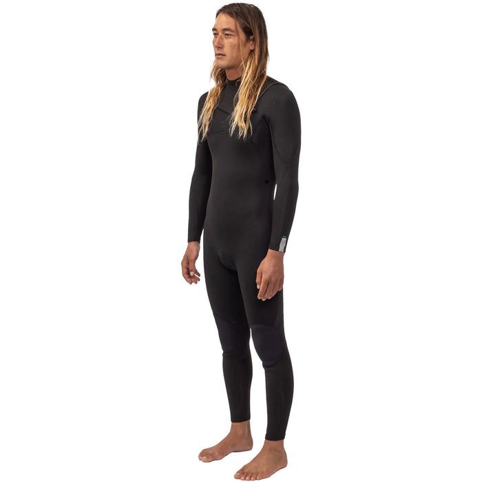 Vissla 7 Seas 3/2 Chest Zip Wetsuit Black