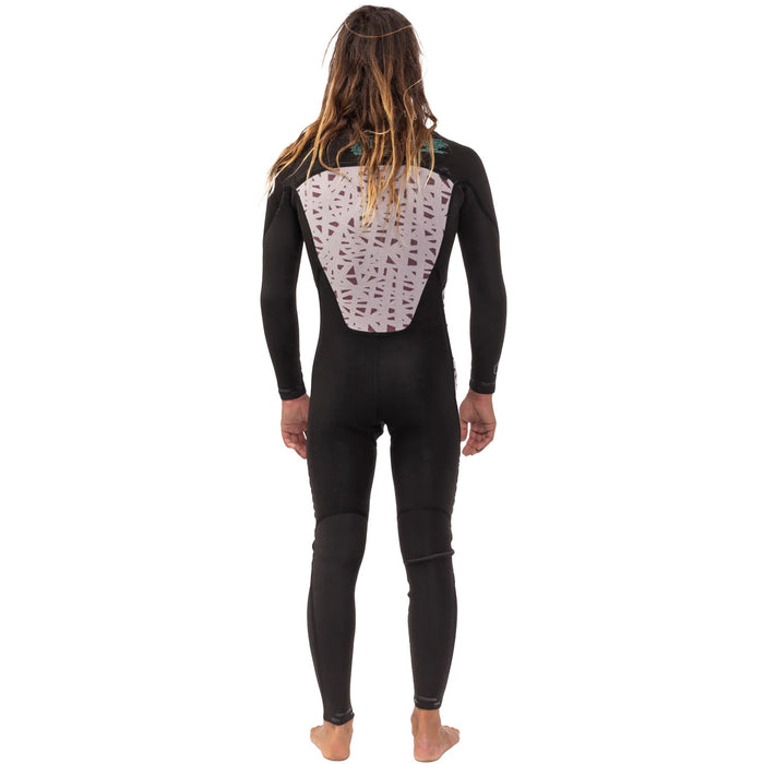 Vissla 7 Seas 3/2 Chest Zip Wetsuit Black