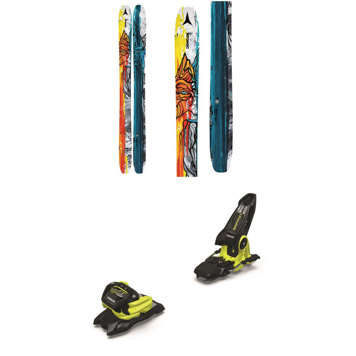 Atomic Bent Chetler 120 Skis 2024 + Marker Griffon 13 ID Ski Bindings