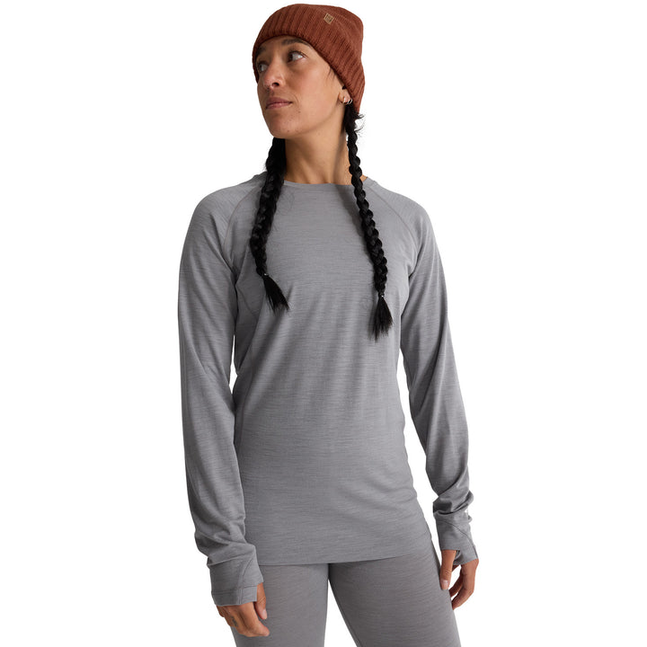 Oyuki Merino Longsleeve - Women's Steel Gray
