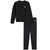 Oyuki Fleece Base Layer Set - Kids' Black