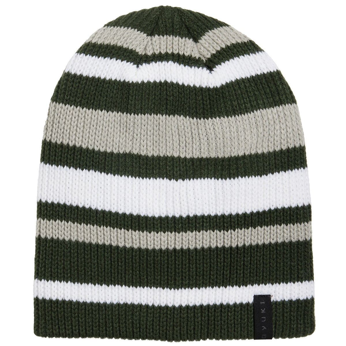 Oyuki Yama Beanie Olive Stripe