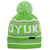 Oyuki Logo Beanie Highlighter Green College