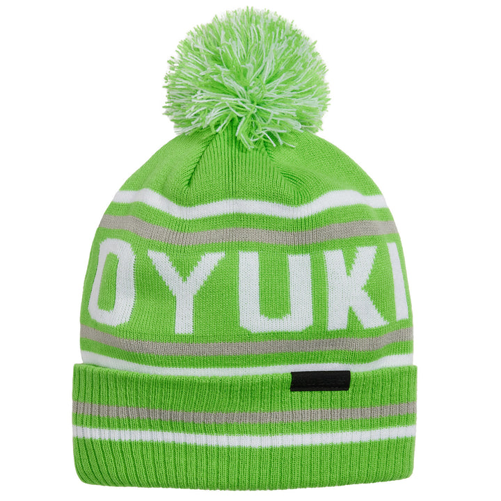Oyuki Logo Beanie Highlighter Green College