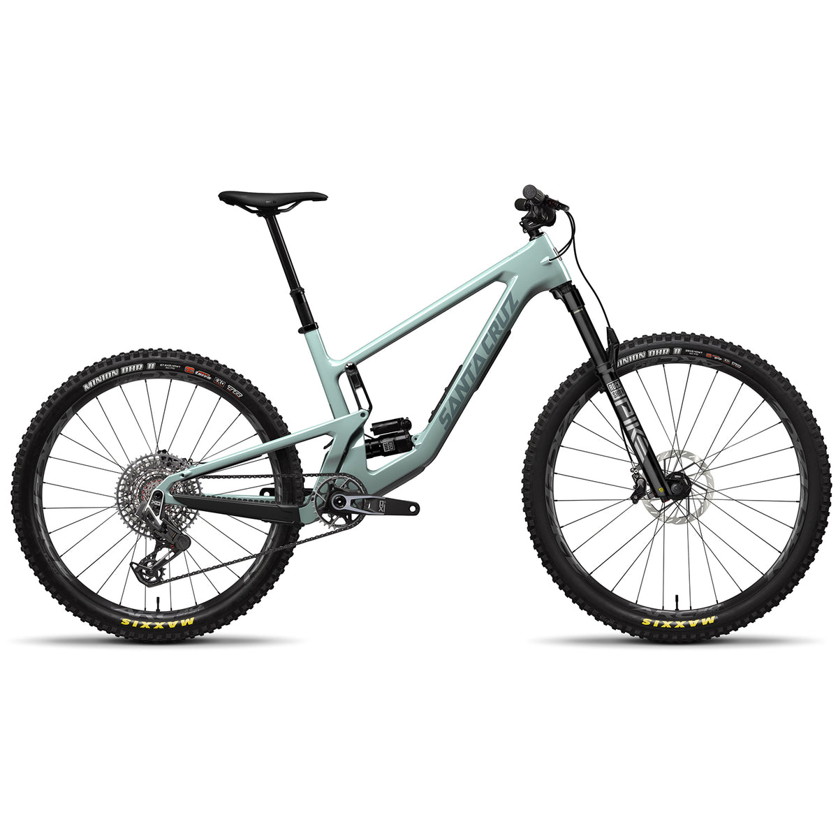 Santa Cruz 5010 5 CC X0 AXS Complete Mountain Bike 2025 Gloss Light Blue