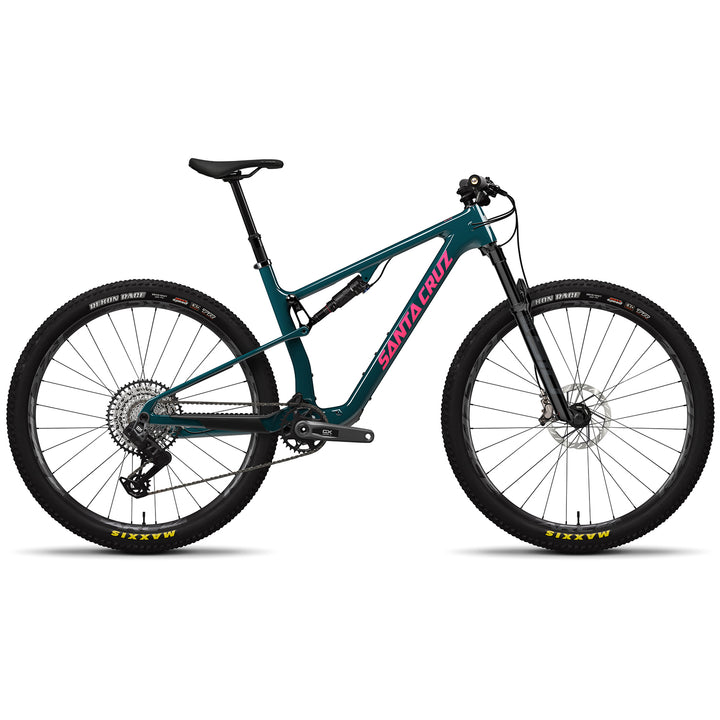 Santa Cruz Blur 4 C GX AXS Complete Mountain Bike 2025 Gloss Dark Teal