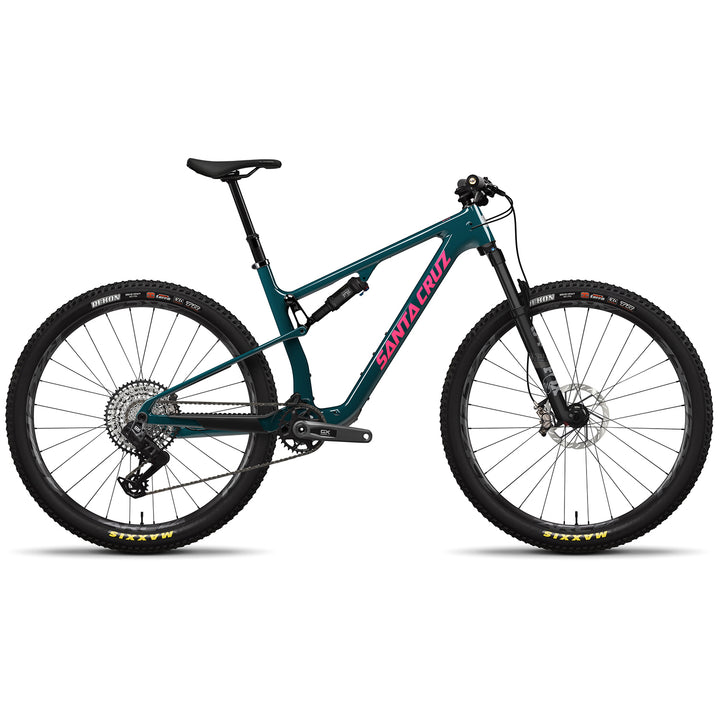Santa Cruz Blur 4 C GX AXS TR Complete Mountain Bike 2025 Gloss Dark Teal
