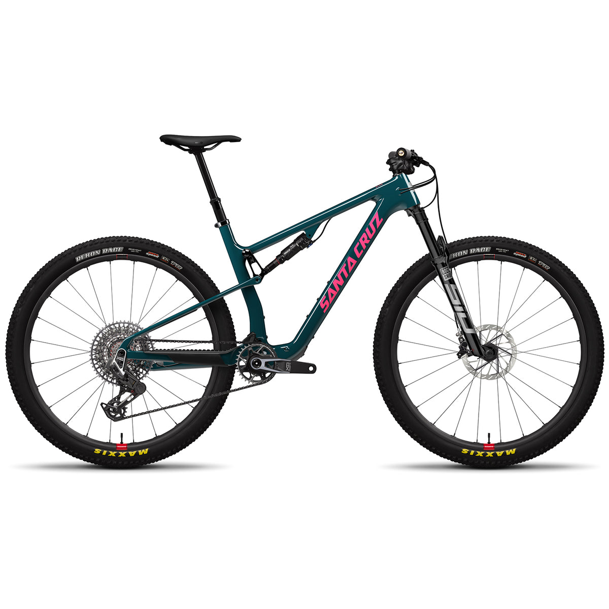 Santa Cruz Blur 4 CC X0 AXS Reserve Complete Mountain Bike 2025 Gloss Dark Teal