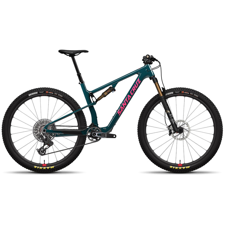 Santa Cruz Blur 4 CC X0 AXS TR Reserve Complete Mountain Bike 2025 Gloss Dark Teal