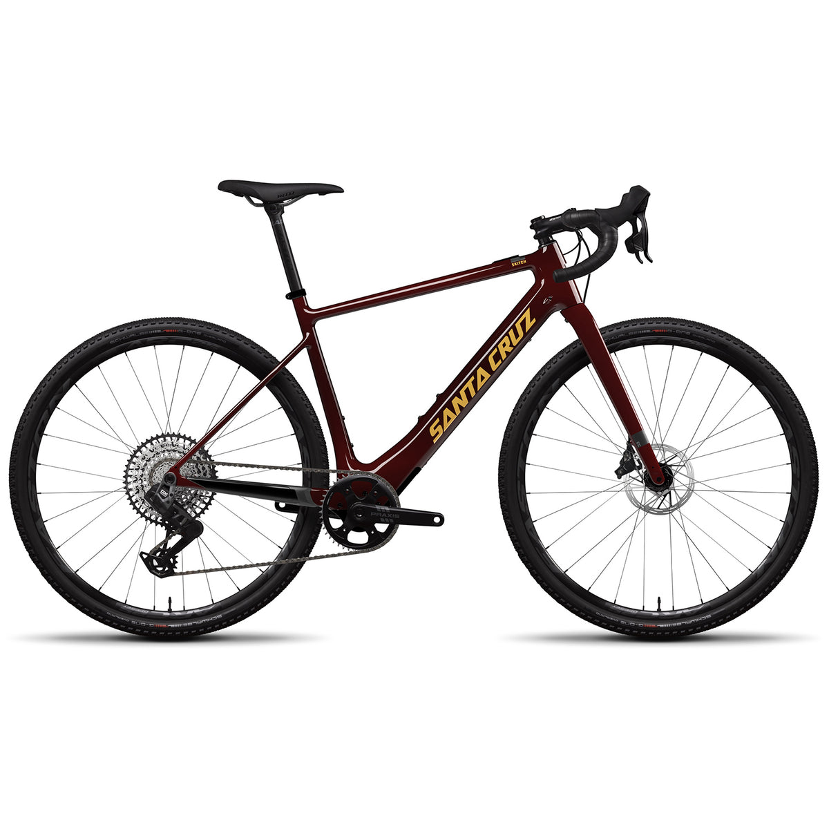Santa Cruz Skitch CC GX AXS 700c Complete eBike 2025 Oxblood
