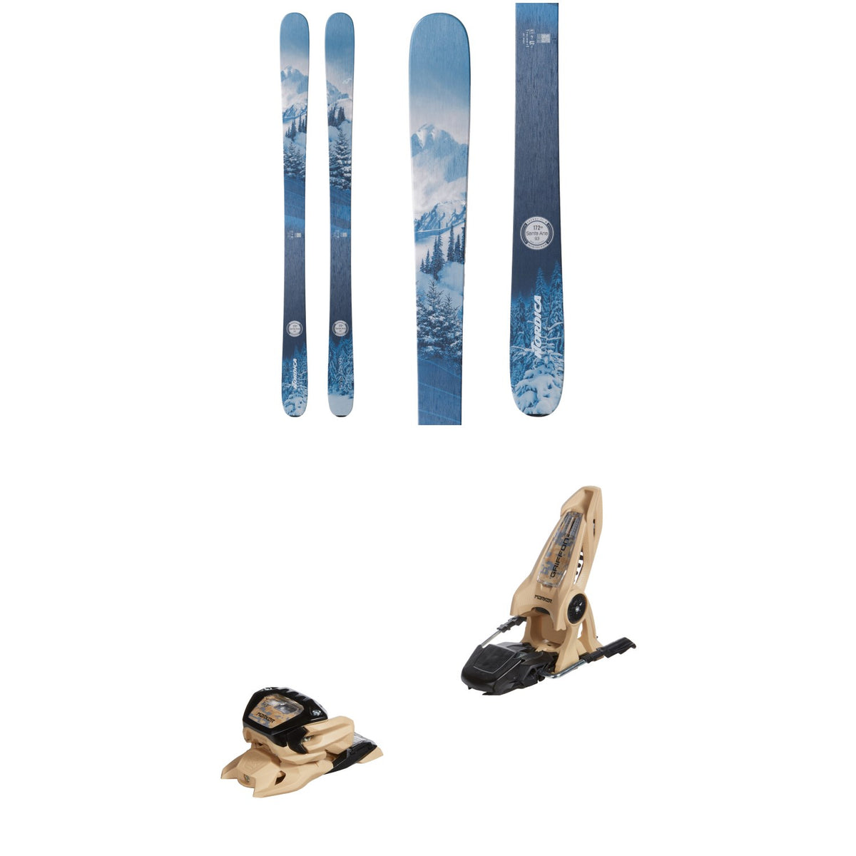 Nordica Santa Ana 93 Skis - Women's 2024 + Marker Griffon 13 ID Ski Bindings