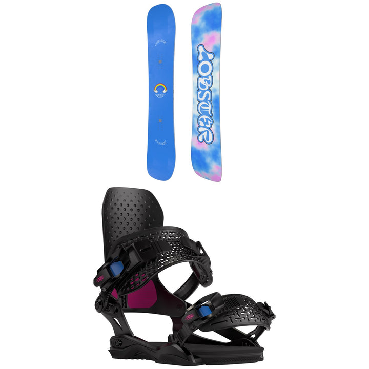 Lobster Shifter Snowboard + Eiki Pro Snowboard Bindings 2024