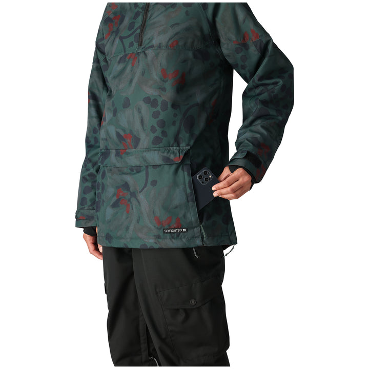 686 Upton Insulated Anorak - Women's Cypress Green Bloom