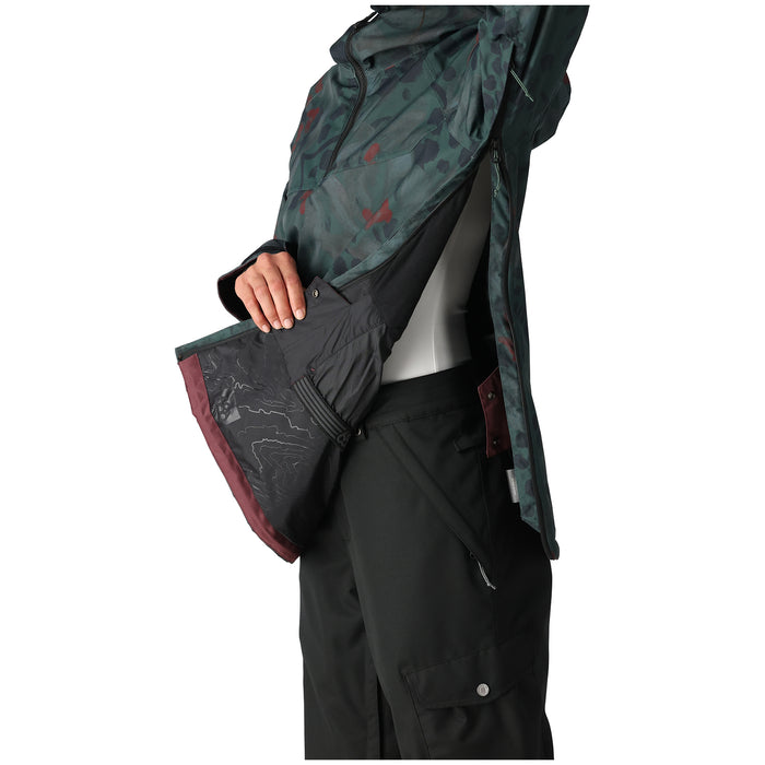 686 Upton Insulated Anorak - Women's Cypress Green Bloom