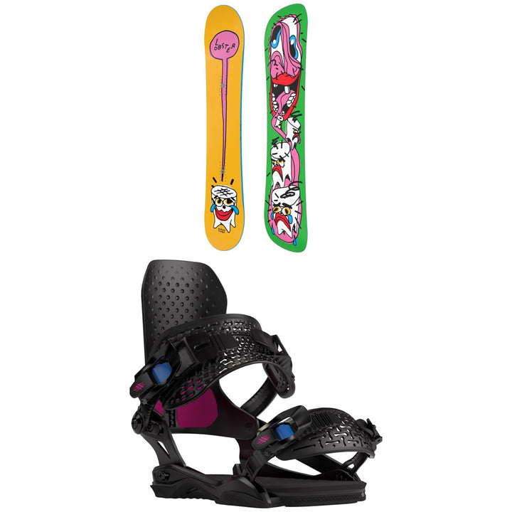 Lobster Braulio Amado Artist Edition Snowboard + Eiki Pro Snowboard Bindings 2024