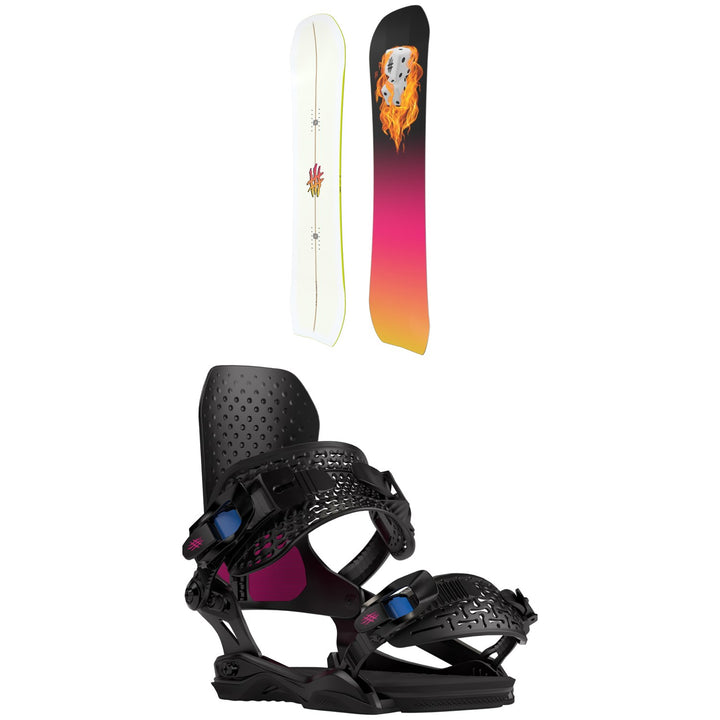 Lobster Creamer Snowboard + Eiki Pro Snowboard Bindings 2024