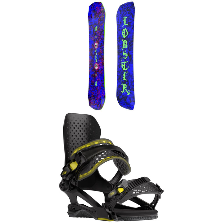 Lobster Eiki Pro Snowboard + Halldor Pro Snowboard Bindings 2024
