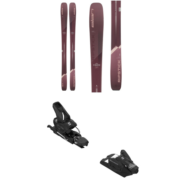 Elan Ripstick 94 Skis - Women's + Salomon Strive 12 GW Ski Bindings