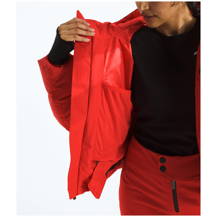 The North Face Cold Spell Cropped Down Jacket - Women's Fiery Red/Crimson Orange