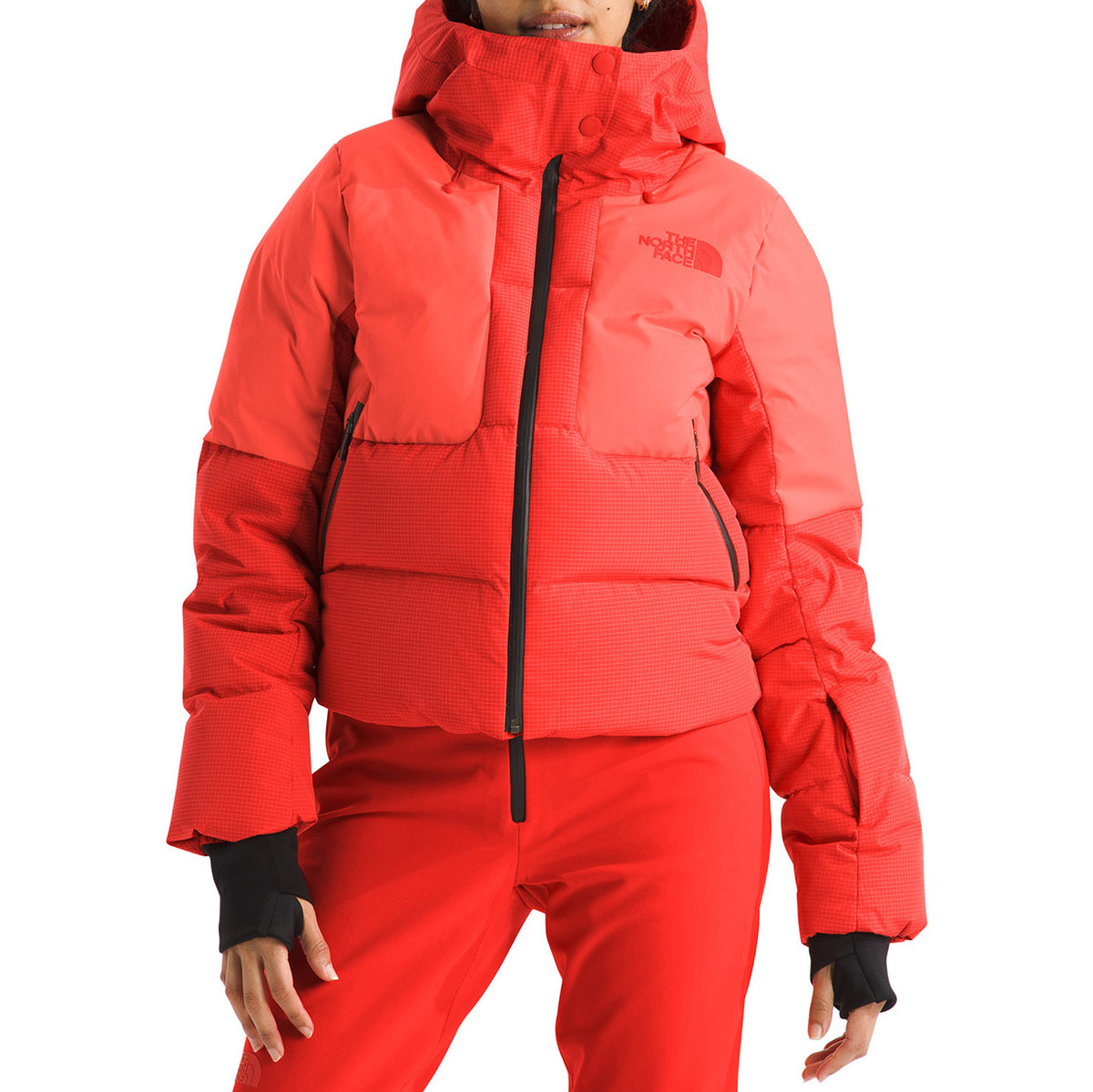 The North Face Cold Spell Cropped Down Jacket - Women's Fiery Red/Crimson Orange
