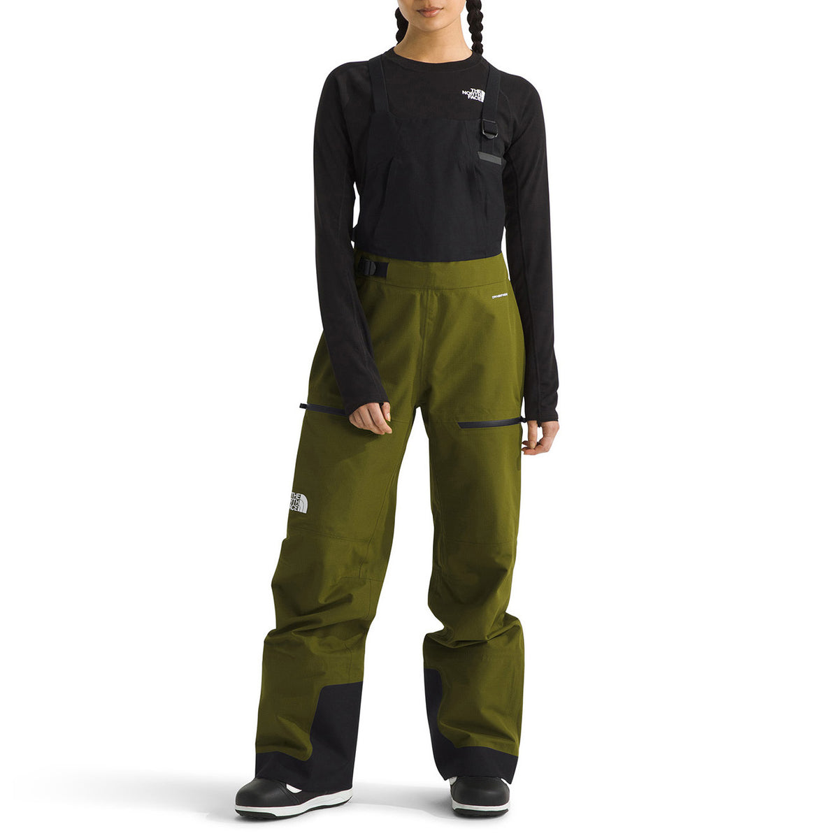 The North Face Ceptor Bibs - Women's Forest Olive/TNF Black