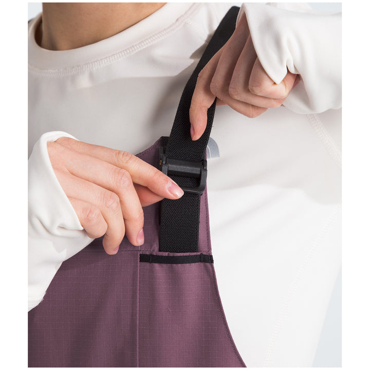The North Face Dragline Bibs - Women's Midnight Mauve/TNF Black