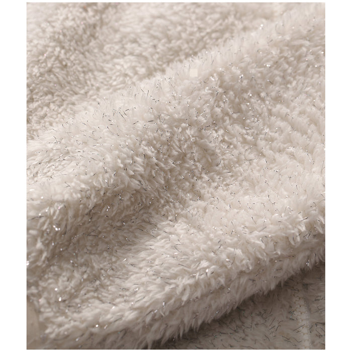 The North Face Campshire Full Zip Hoodie - Toddlers' White Dune/Sparkle