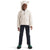 The North Face Campshire Full Zip Hoodie - Toddlers' White Dune/Sparkle