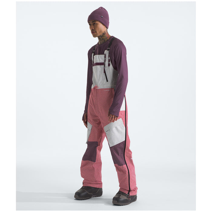 The North Face A68A DryVent™ Mono Shell Bibs - Men's TNF Red/Midnight Mauve