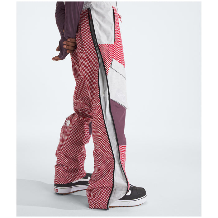 The North Face A68A DryVent™ Mono Shell Bibs - Men's TNF Red/Midnight Mauve