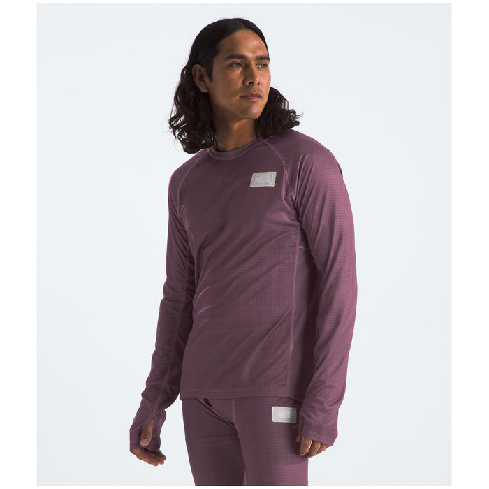 The North Face A68A Circular DotKnit Crew - Men's Midnight Mauve