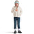 The North Face Campshire Full Zip Hoodie - Toddlers' White Dune/Sparkle