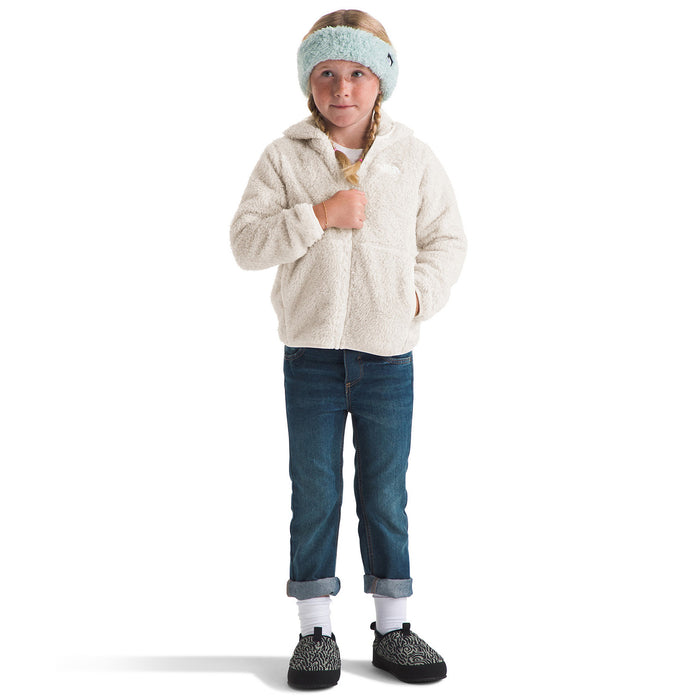 The North Face Campshire Full Zip Hoodie - Toddlers' White Dune/Sparkle