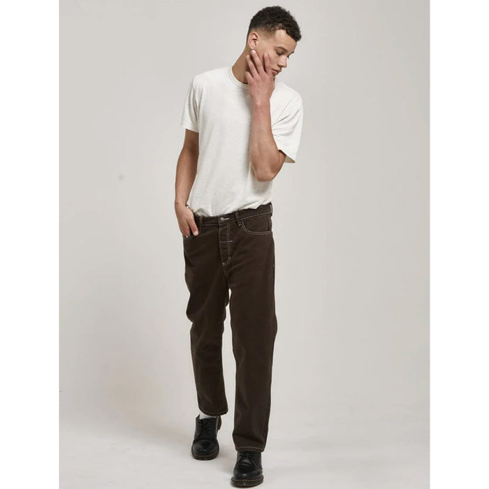 Thrills Slacker Denim Jeans Tarmac