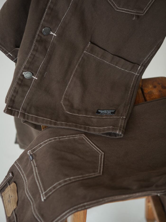Thrills Slacker Denim Jeans Tarmac
