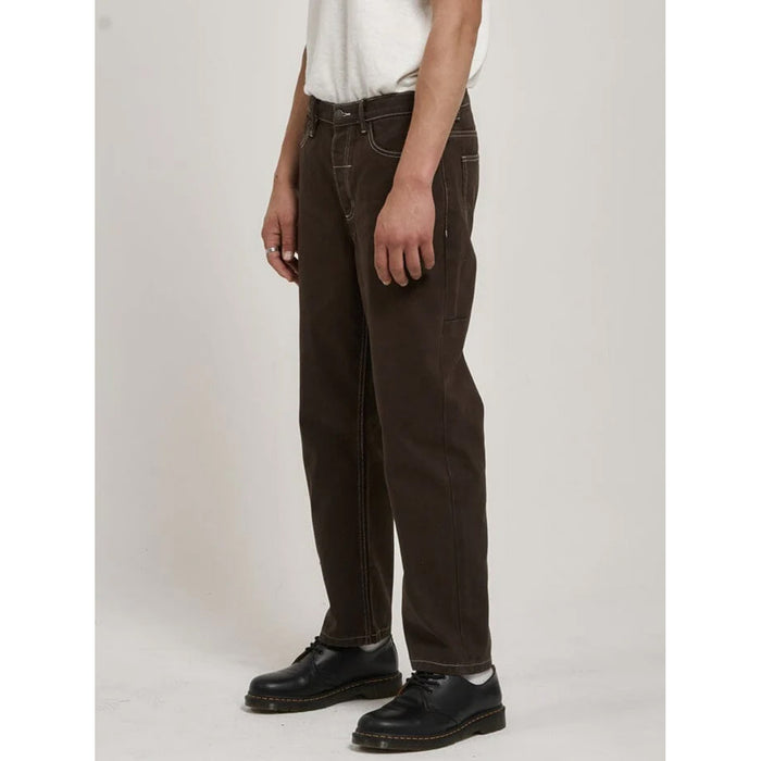 Thrills Slacker Denim Jeans Tarmac
