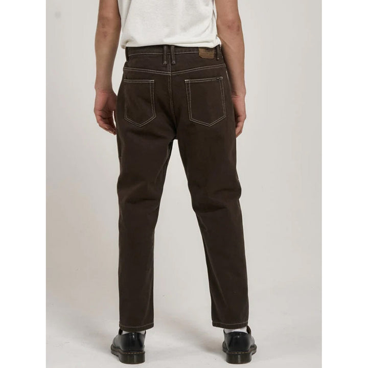 Thrills Slacker Denim Jeans Tarmac