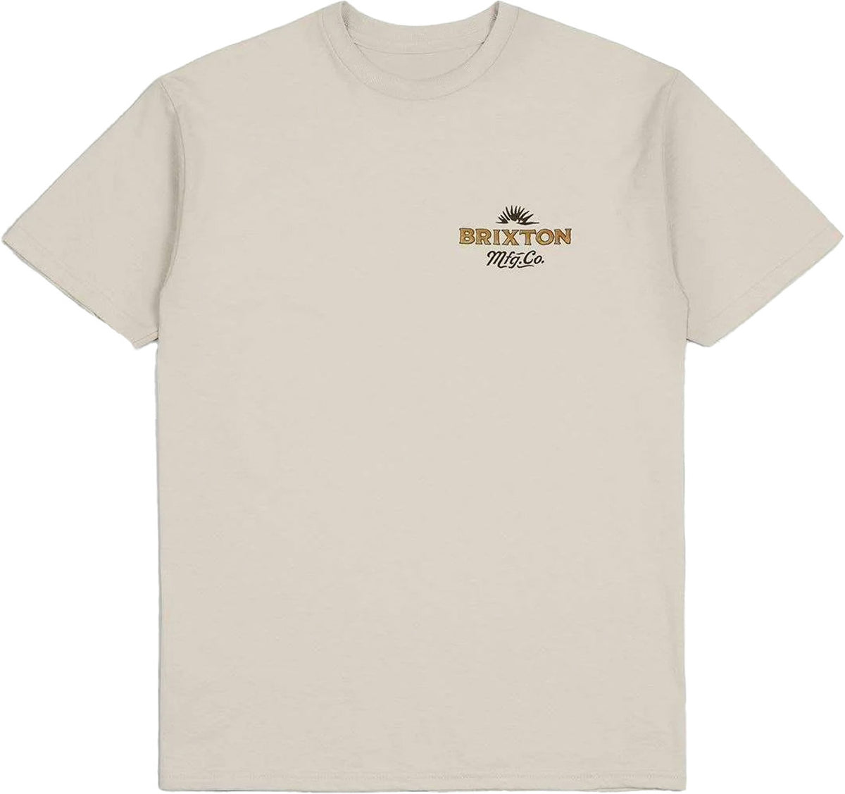 Brixton Wrangling Short-Sleeve Standard Tailored T-Shirt - Men's Cream