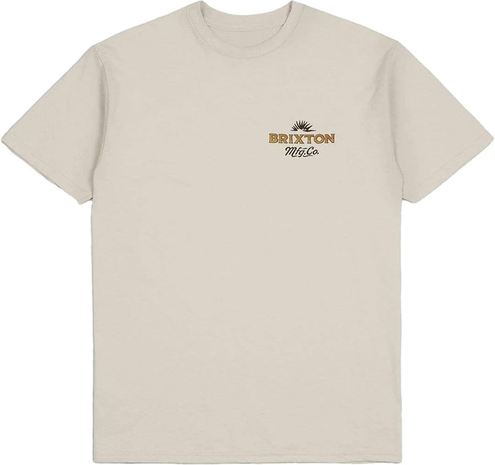 Brixton Wrangling Short-Sleeve Standard Tailored T-Shirt - Men's Cream