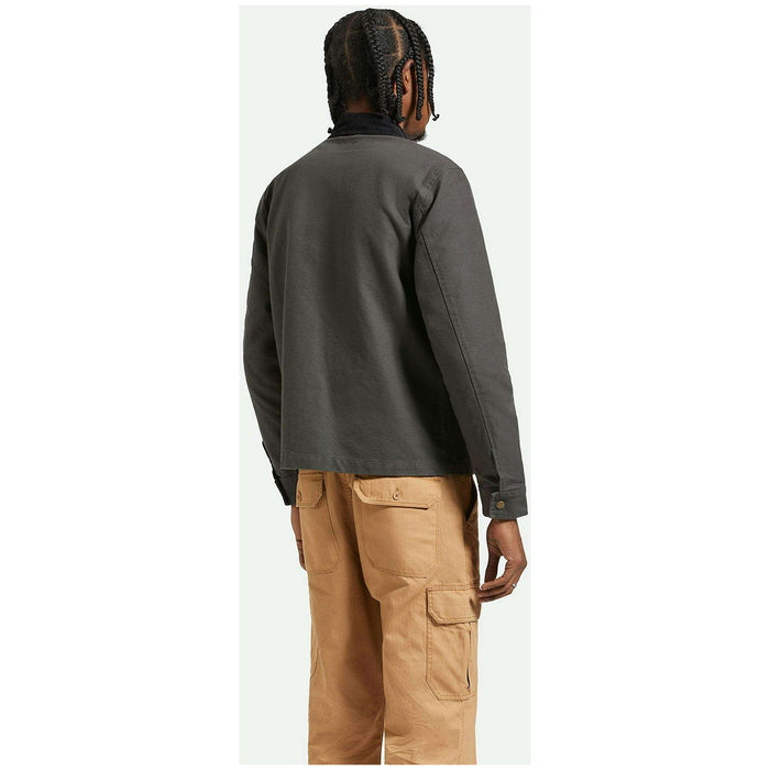 Brixton Mechanic Garage Zip Jacket - Men's Washed Black