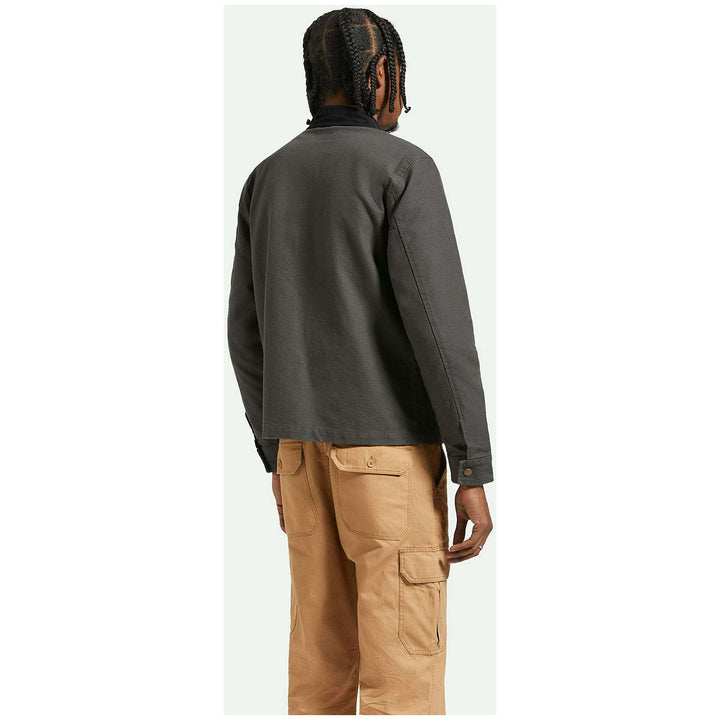 Brixton Mechanic Garage Zip Jacket - Men's Washed Black