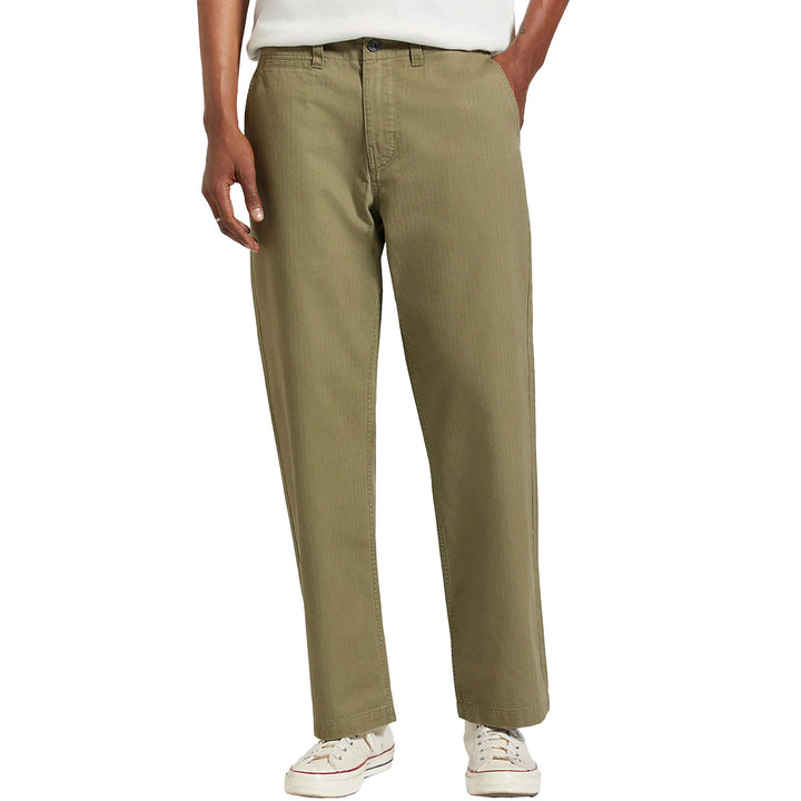 Brixton Surplus Herringbone Trouser Pants - Men's Olive Surplus