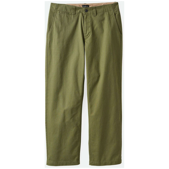 Brixton Surplus Herringbone Trouser Pants - Men's Olive Surplus