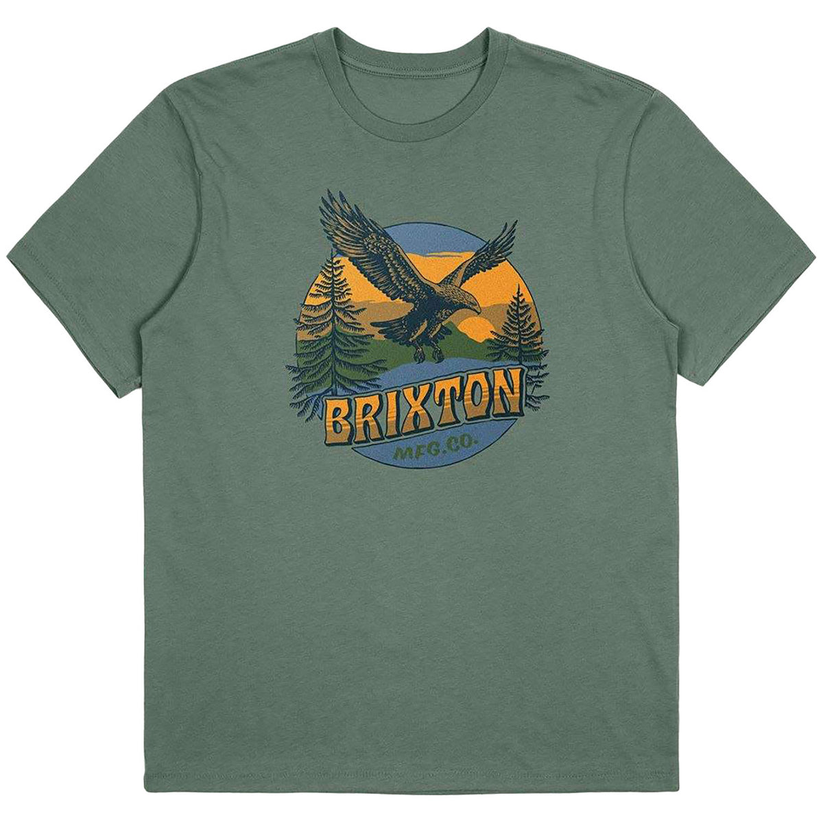 Brixton Ridgewood Short-Sleeve Tailored T-Shirt - Men's Laurel Wreath